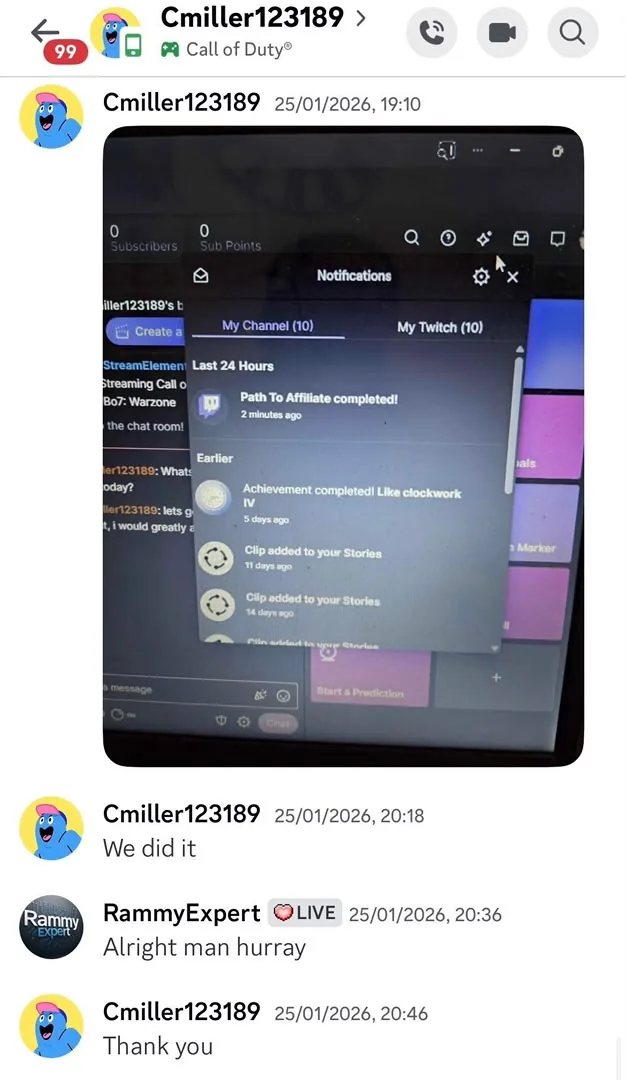CMiller later feedback snapshot