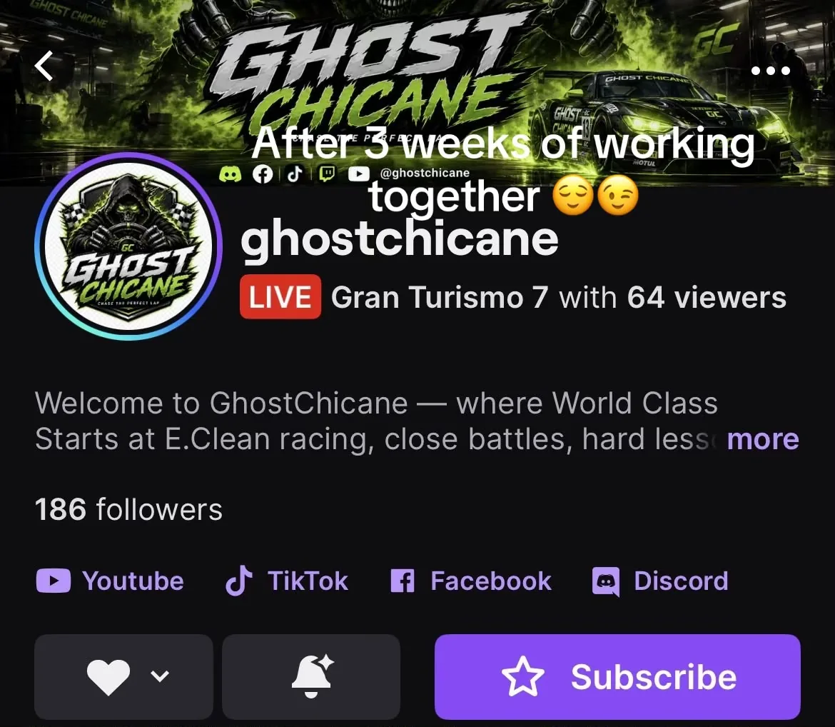 GhostChicane during campaign snapshot